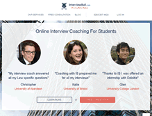 Tablet Screenshot of interviewbull.com